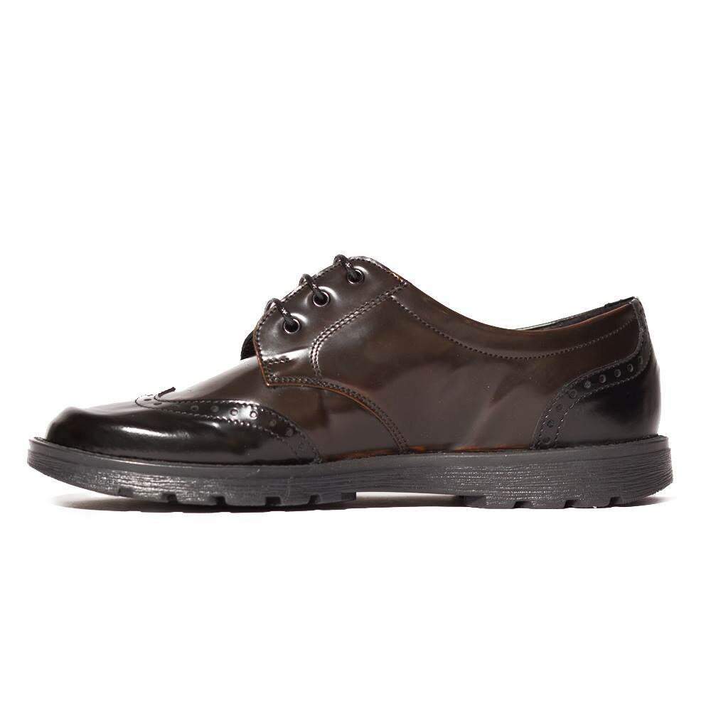 Pantofi baieti Frigerio, PJ Shoes, Negru/Bordo