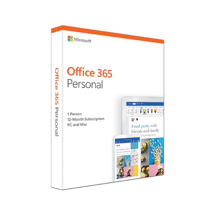 Microsoft Office 365 Personal, Angol, 1év 1 felhasználó