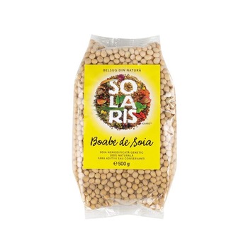 Soia Boabe Nemodificata Genetic Solaris 500gr Soia Boabe Nemodificata Genetic Solaris 500gr