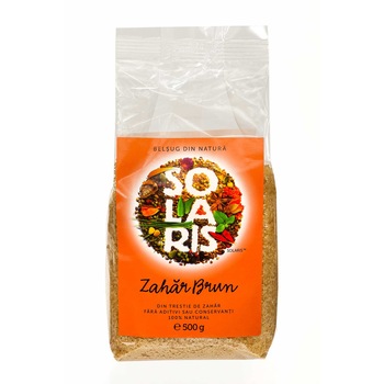 Zahar Brut Nerafinat, Solaris, 500 g Zahar Brut Nerafinat, Solaris, 500 g