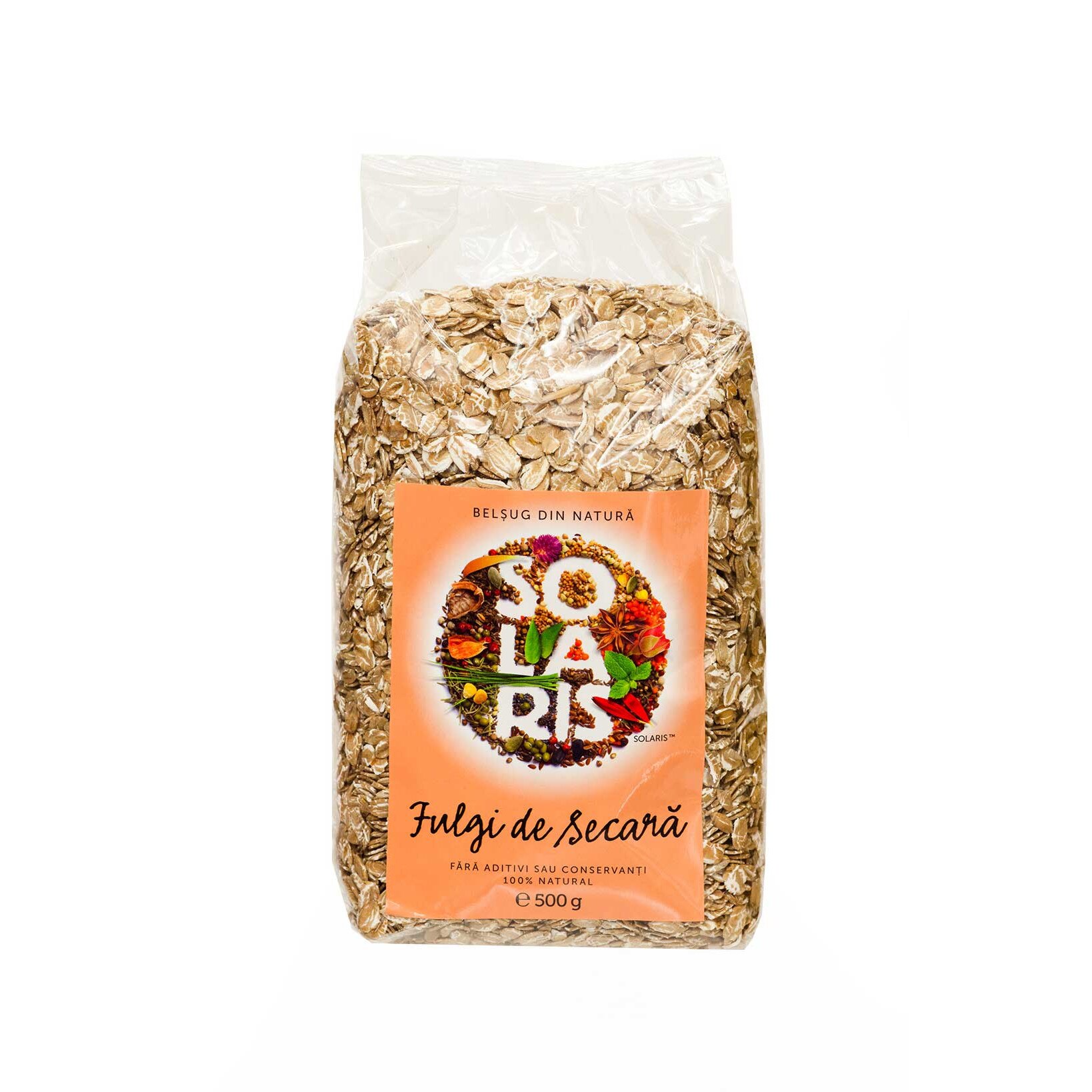 Fulgi de Secara, Solaris, 500 g