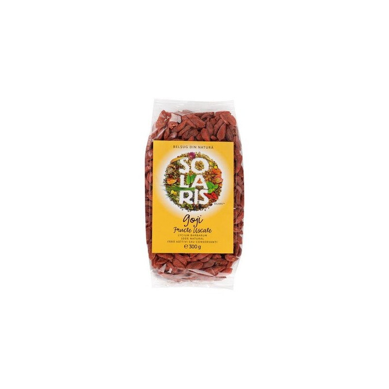 Goji Fructe Uscate, Solaris, 300 g