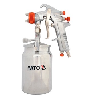 Pistol de Vopsit YATO, rezervor metalic, 1l Pistol de Vopsit YATO, rezervor metalic, 1l