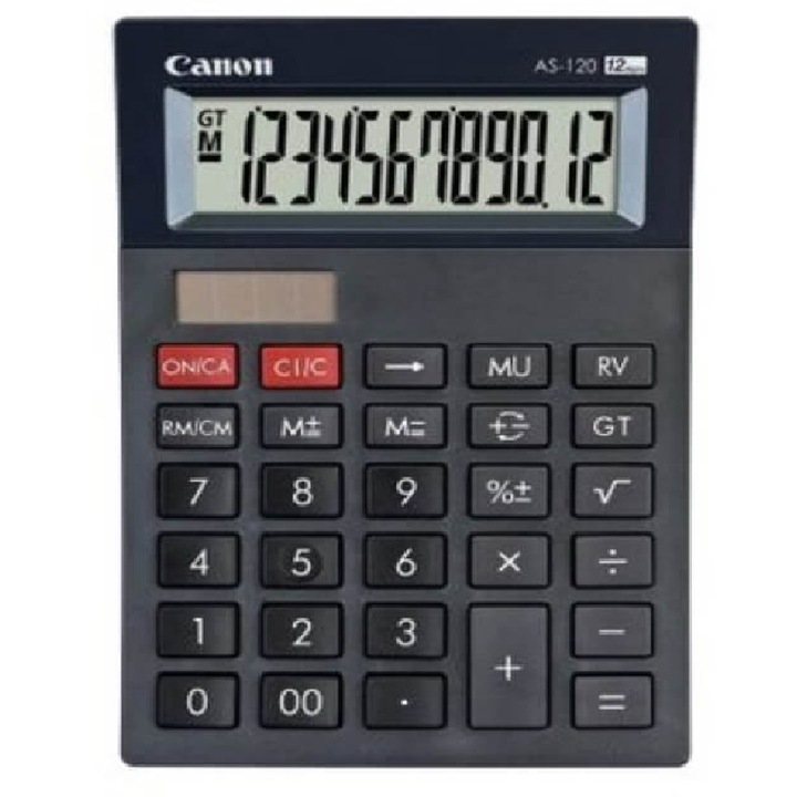 Калкулатор за офис Canon 12 DG, модел AS-1200 - Офис машина с 12 знака
