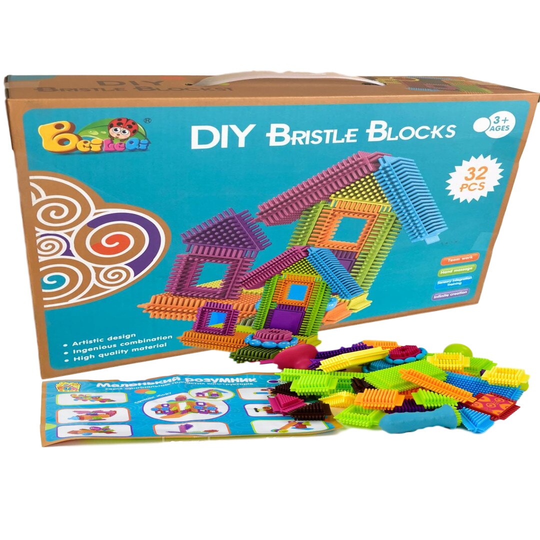 diy bristle blocks