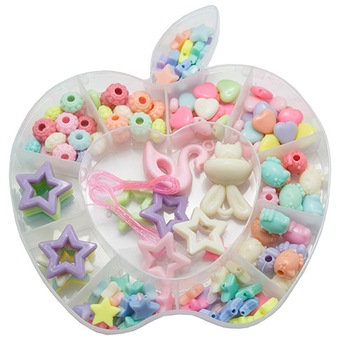 Set creatie bijuterii din margele colorate pentru fetite Set creatie bijuterii din margele colorate pentru fetite