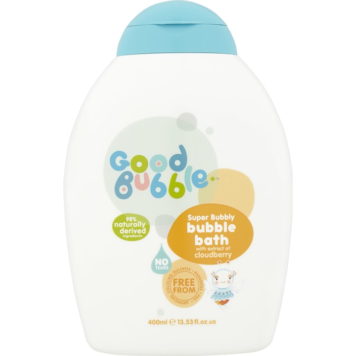 Натурален пенообразуващ гел за деца и бебета с екстракт от къпина, Good Bubble, 400 мл