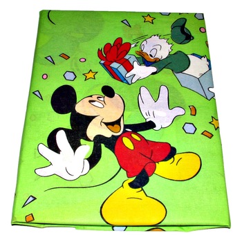 Lenjerie patut Donald si Mickey, 3 piese, 120x60 cm Lenjerie patut Donald si Mickey, 3 piese, 120x60 cm