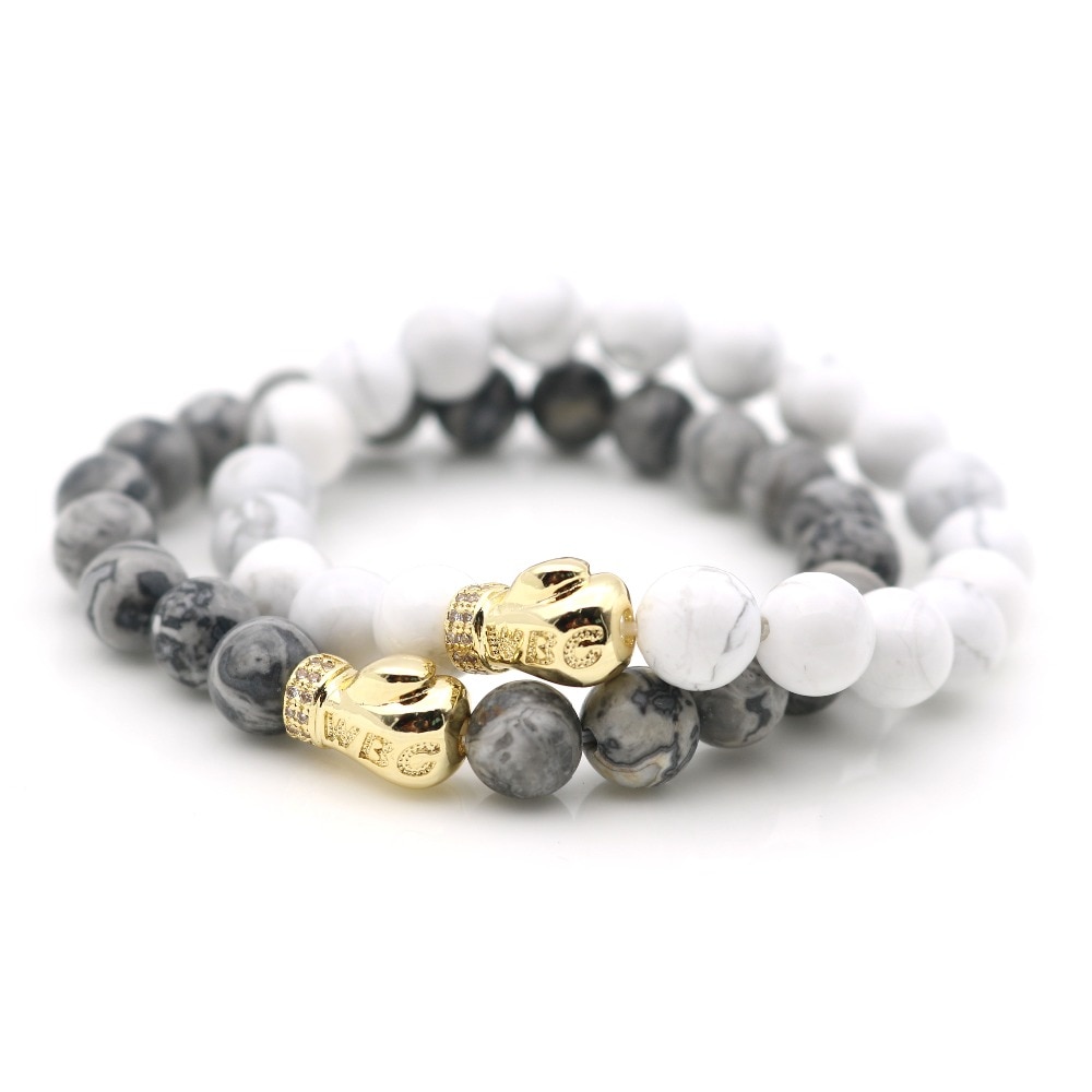 Set doua bratari Knockout - Gold Edition