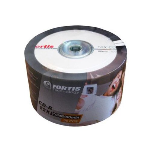 CD-R Fortis, 700 MB, 52X, 80 min, 50 buc