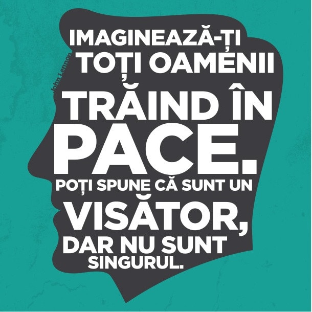 Tablou cu text motivational, SPS, 42x42 cm, colorat