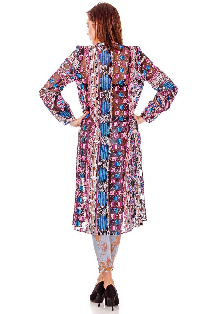 Pantalon denim albastru Liza Panait P-73E