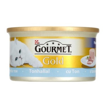 Set 12 Conserve pentru pisici Gourmet Gold Mousse de Ton Set 12 Conserve pentru pisici Gourmet Gold Mousse de Ton