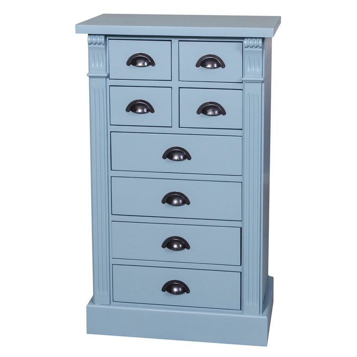 Szel-Mob Directoire Collection Komód, 8 fiókos, Festett