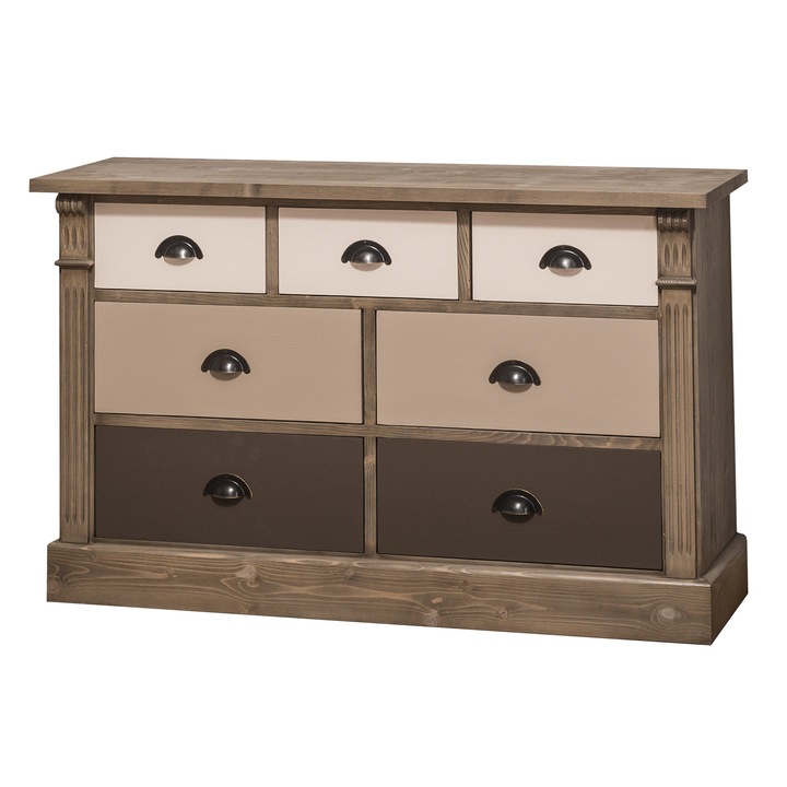 Szel-Mob Fiókos Szekrény, 7 fiók, Directoire Collection