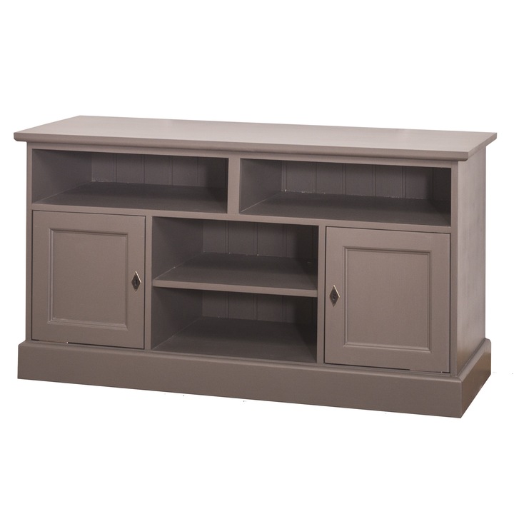 Comoda TV cu 2 usi si 4 spatii deschise