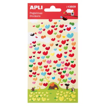 Stickere Apli - Inimi colorate Stickere Apli - Inimi colorate