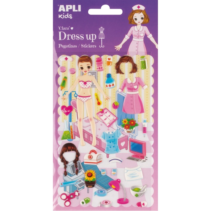 Stickere Apli - Dress Up Clara
