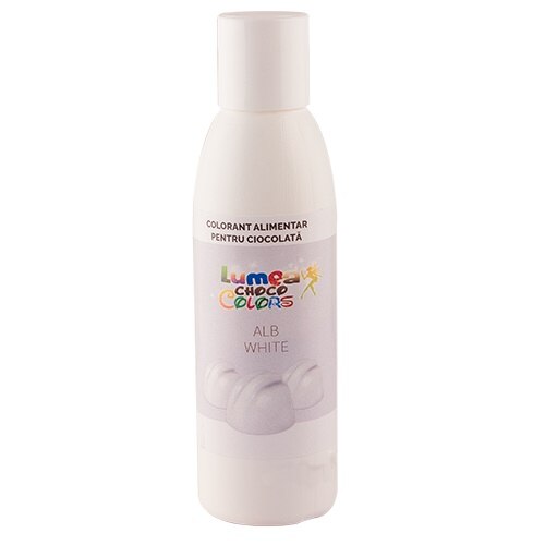 Colorant alimentar alb pentru ciocolata, 100 g - Lumea choco Colors