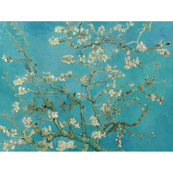 Fototapet de perete autoadeziv si lavabil Creanga de cires pictata, 270 x 200 cm Fototapet de perete autoadeziv si lavabil Creanga de cires pictata, 270 x 200 cm