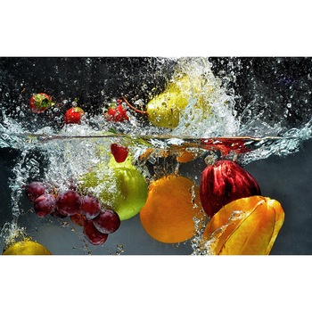 Tablou canvas Fructe in apa, 105 x 70 cm Tablou canvas Fructe in apa, 105 x 70 cm