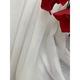 Perdea voal simplu culoare alb Basic Liz Line, cu rejansa 600x245cm - RD036M