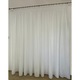 Perdea voal simplu culoare alb Basic Liz Line, cu rejansa 600x245cm - RD036M