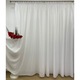 Perdea voal simplu culoare alb Basic Liz Line, cu rejansa 600x245cm - RD036M
