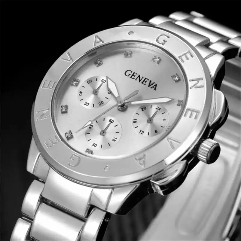 Ceas dama casual Geneva Touch, silver