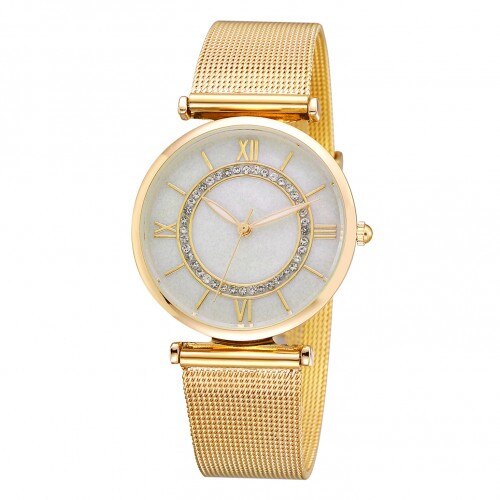 Ceas dama elegant Quartz DolceVita, auriu