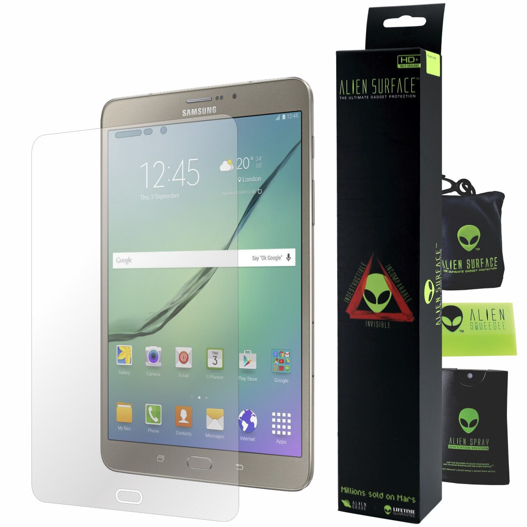 Folie Alien Surface HD, Samsung Galaxy Tab S2 VE 4G Wi-Fi 8 inch, protectie ecran + Alien Fiber cadou