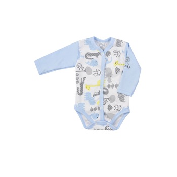 Body maneca lunga baieti Koala Zwierzyniec 06-389AL 06-389AL, Albastru Body maneca lunga baieti Koala Zwierzyniec 06-389AL 06-389AL, Albastru
