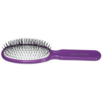 Perie pneumatica, mov, monofilamente otel cu bile, 21,3 x 6 cm, Koh-I-Noor, 8112C Perie pneumatica, mov, monofilamente otel cu bile, 21,3 x 6 cm, Koh-I-Noor, 8112C