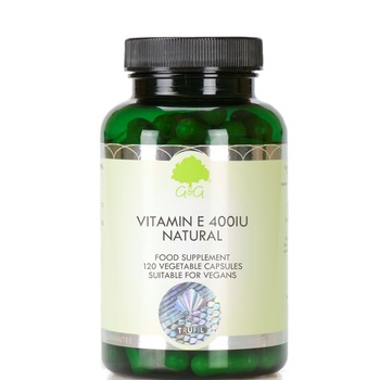 Vitamina E naturala 400UI, G&G, 120 capsule Vitamina E naturala 400UI, G&G, 120 capsule