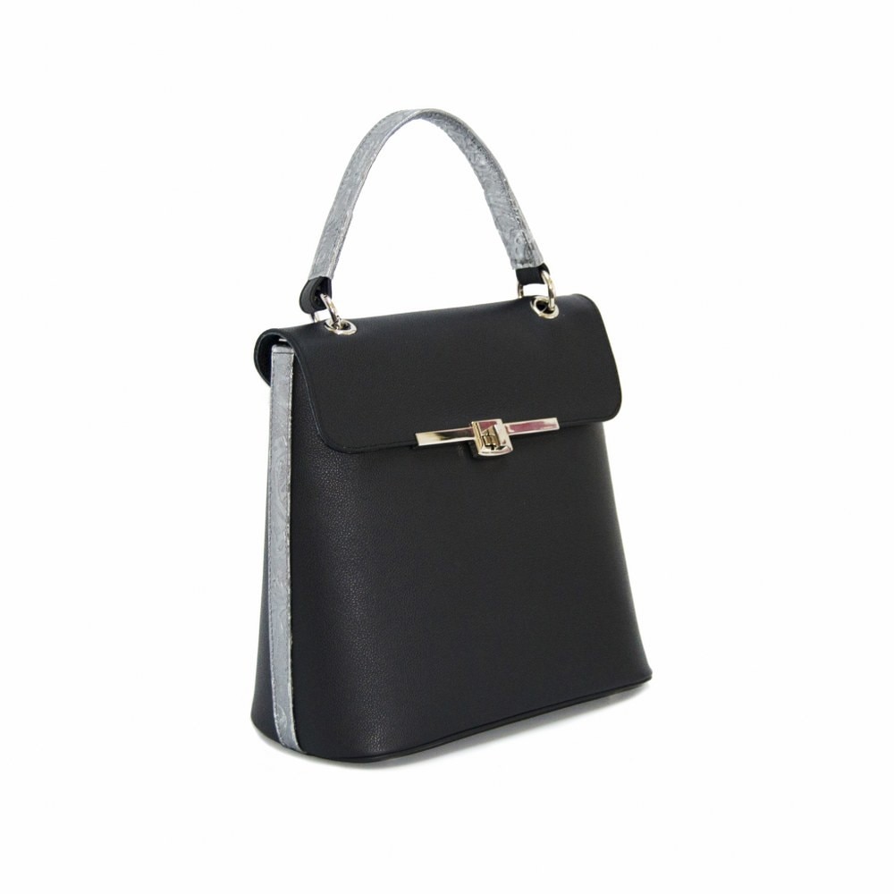 Geanta dama,Zea,piele naturala,neagra