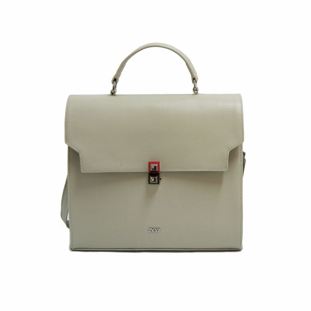 Geanta dama,Zea,piele naturala,bej