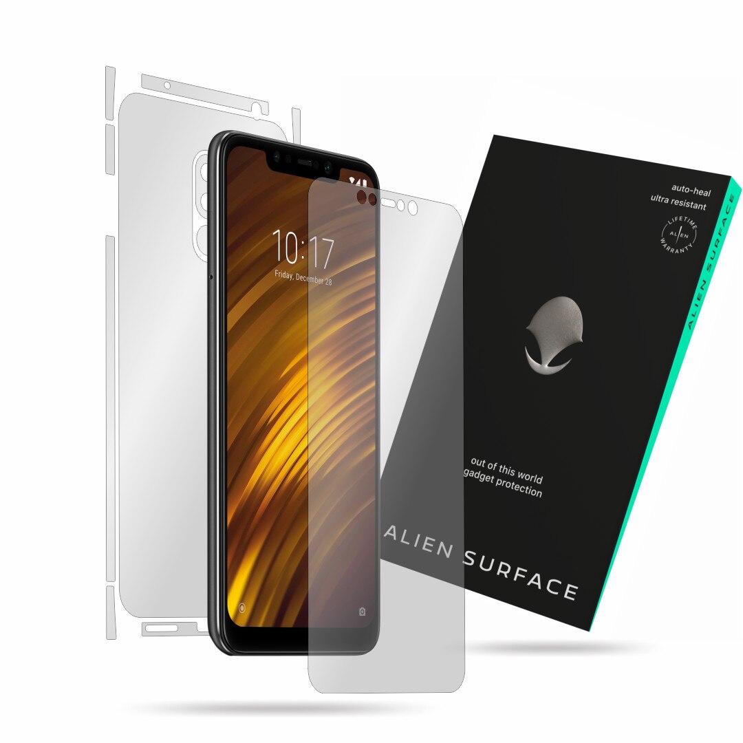 Folie Alien Surface, Xiaomi Pocophone F1, protectie ecran, spate, laterale