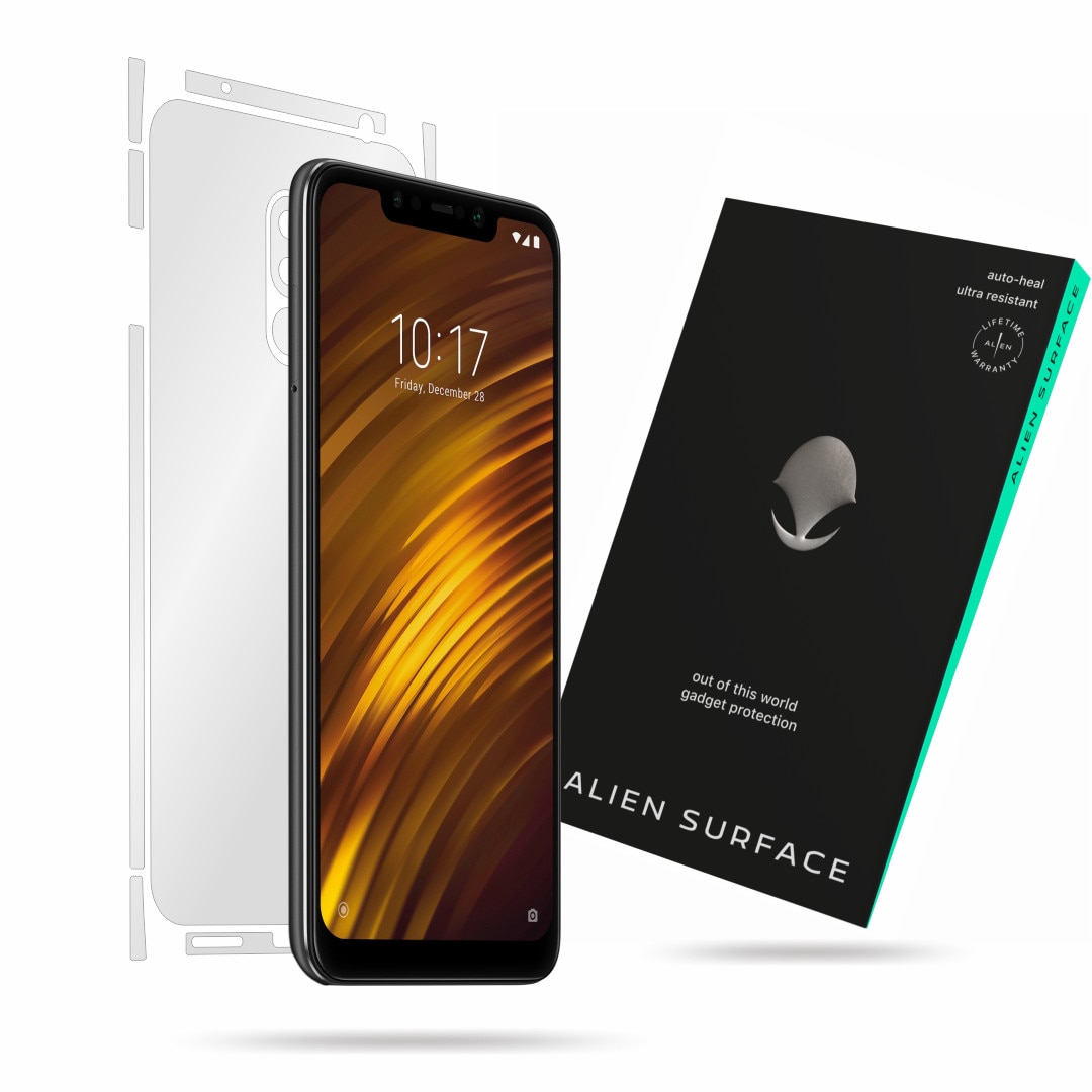 Folie Alien Surface, Xiaomi Pocophone F1, protectie spate, laterale