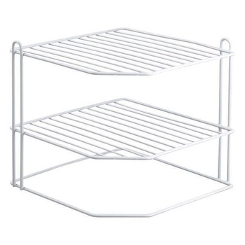 Etajera organizator vase, Arly, Metal Alb, 23x23x21 cm Etajera organizator vase, Arly, Metal Alb, 23x23x21 cm