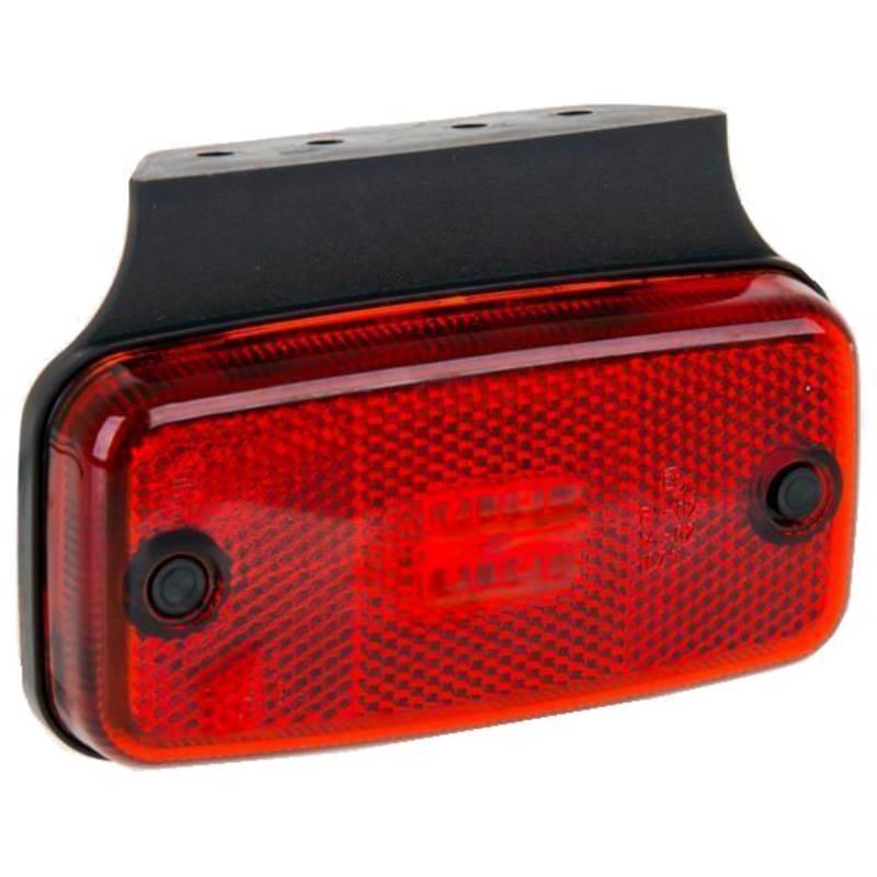 Lampa gabarit 110x54, LED, rosie, cu suport, 12-36V, FT-019C+K Fristom