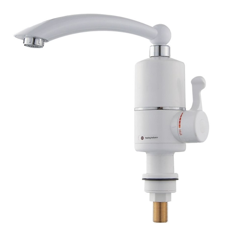 Robinet instant apa calda, iSkew, alb