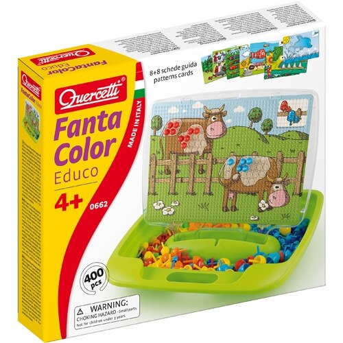 Set de joaca Quercetti Mozaic, 400 piese