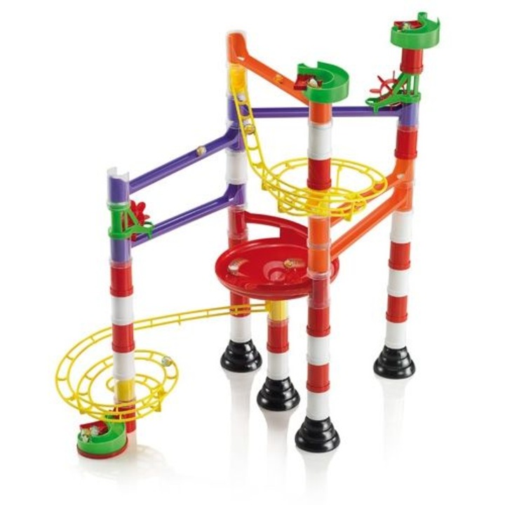 Quercetti Migoga Marble Run Vortis Építőkészlet, golyópálya örvényekkel, 80 db, 4+ év, többszínű