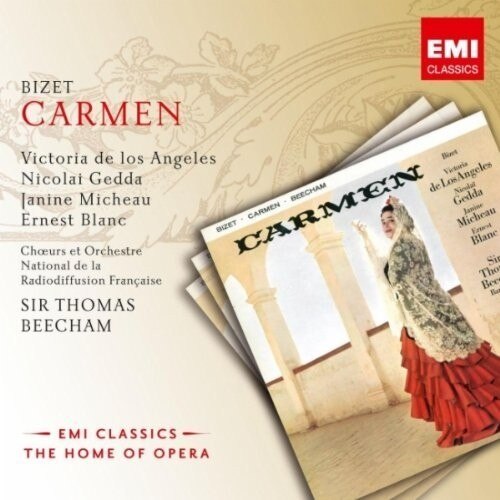 Sir Thomas Beecham, Victoria De Los Angeles, Nicolai Gedda, Janine Micheau, Ernest Blanc, Choeurs Et Orchestre National De La Radiodiffusion Francaise-Carmen-Bizet-4CD