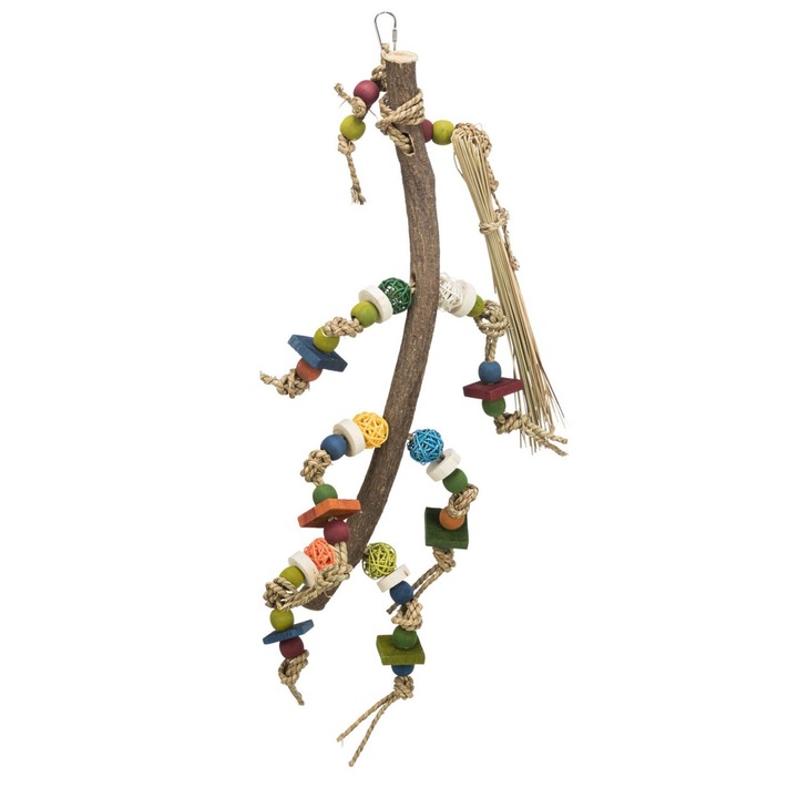 Jucarie Trixie din lemn pentru pasari 56 cm 58981