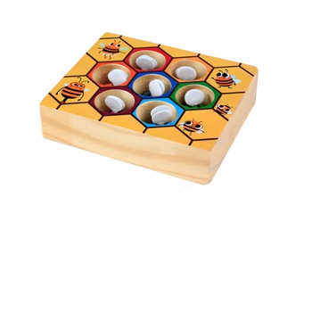 Joc din lemn , montessori 2 in 1, fagure cu albinute magnetice , Picodino® Joc din lemn , montessori 2 in 1, fagure cu albinute magnetice , Picodino®