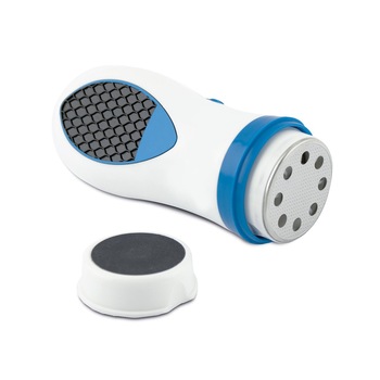 Aparat electric pentru calcaie crapate cu 2 trepte de viteza, 2 capete si discuri de rezerva, marca ASHOP Aparat electric pentru calcaie crapate cu 2 trepte de viteza, 2 capete si discuri de rezerva, marca ASHOP