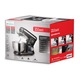 Stand Mixer multifunctional Hurricane, 1000W, bol inox detasabil 4.5L, 6 viteze + pulse, miscare planetara, Negru