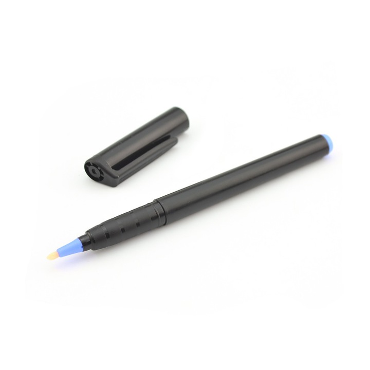 Marker UV GlowMania, tartósan láthatatlan, kerek tetejű, kék