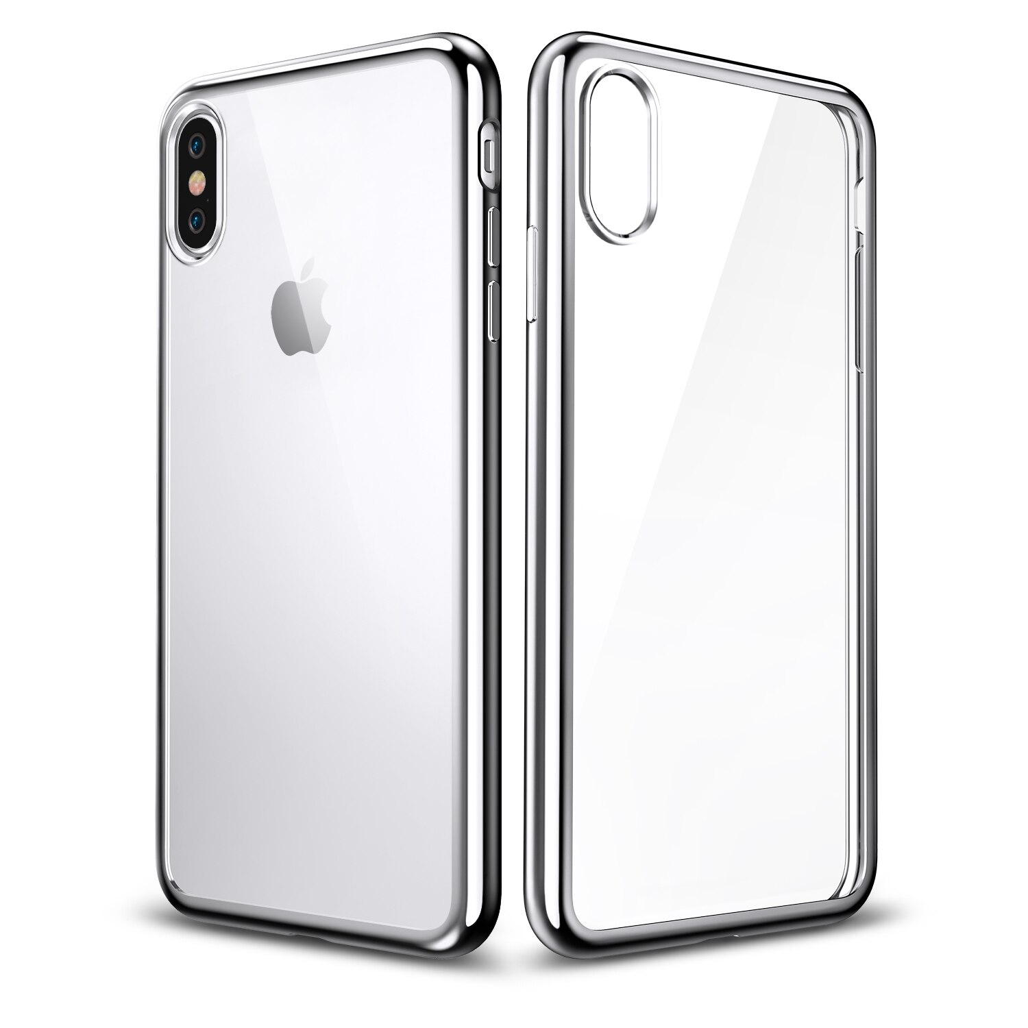 Husa slim ESR Eseential Twinkler iPhone X, Silver